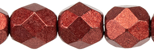 Fire-Polish 6mm : ColorTrends: Saturated Metallic Merlot