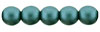 Glass Pearls 4mm : Teal