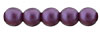 Glass Pearls 4mm : Purple Velvet