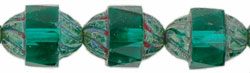 Antique Style Faceted 10 x 8mm - Oval : Emerald