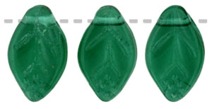 Leaves 12 x 7mm : Emerald