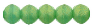 English Cut Round 3mm : Sueded Gold Atlantis Green