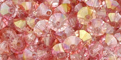 M.C. Beads 5 x 3mm - Spacer : Luster - Pink Lemonade