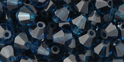 M.C. Beads 5 x 5mm - Bicone : Montana Blue