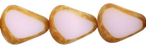 Chunky Table Cut Drop Nugget 19 x 16mm : Strawberry Creme - Picasso
