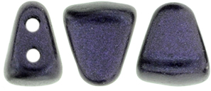 NIB-BIT 6 x 5mm : Metallic Suede - Dk Purple