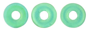 Ring Bead 1/4mm Tube 2.5" : Luster Iris - Atlantis Green