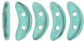 CzechMates Crescent 10 x 3mm : ColorTrends: Saturated Metallic Island Paradise