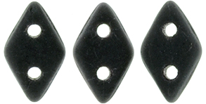 CzechMates Diamond 6.5 x 4mm : Matte - Jet