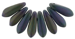 Dagger 10 x 3mm : Matte - Iris - Purple