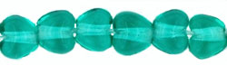 Hearts 4 x 4mm : Emerald