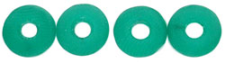 Donut Beads 8 x 2.5mm : Matte - Emerald