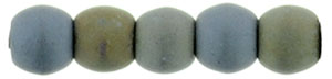 Round Beads 2mm : Matte - Iris - Brown