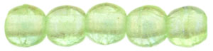 Round Beads 2mm : Luster Iris - Peridot