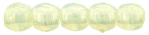 Round Beads 2mm : Luster Iris - Lemon