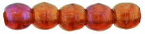 Round Beads 2mm : Luster Iris - Ruby