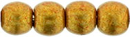 Round Beads 3mm : ColorTrends: Saturated Metallic Flame