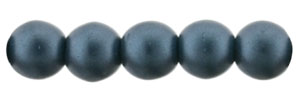 Glass Pearls 4mm : Steel Blue
