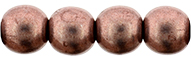 Round Beads 6mm : ColorTrends: Saturated Metallic Autumn Maple