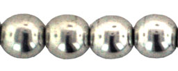 Round Beads 6mm : Silver