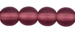 Round Beads 6mm : Matte - Amethyst
