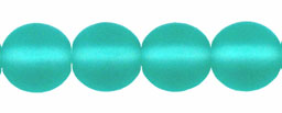 Round Beads 6mm : Matte - Teal