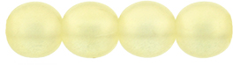 Round Beads 6mm : Sueded Gold Jonquil