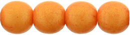 Round Beads 6mm : Pacifica - Tangerine