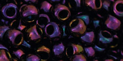 TOHO Round 6/0 Tube 5.5" : Metallic Iris - Purple
