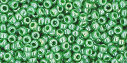 TOHO Round 11/0 Tube 5.5" : Opaque-Lustered Mint Green